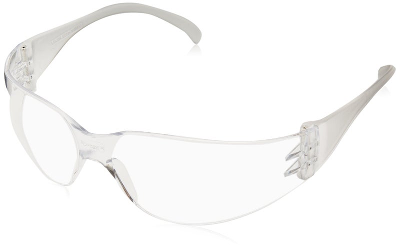 Rugged Blue Work Safety Glasses For Men ANSI Z87 Certified Safety Glasses For Shooting Range AntiScratch Outdoor Glasses ConstructionOutdoor Use Safety Goggles 12 Pack Clear