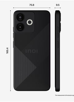 INOI A14 Experience, 4G, LTE, 6GB RAM 64GB ROM (2+4GB Memory Fusion), Octacore 1.6GHz, 6.5 Inch, HD+ Display, 13MP Camera with AI, Titanium Black, Middle East Version, 777 days of warranty  - Image 2
