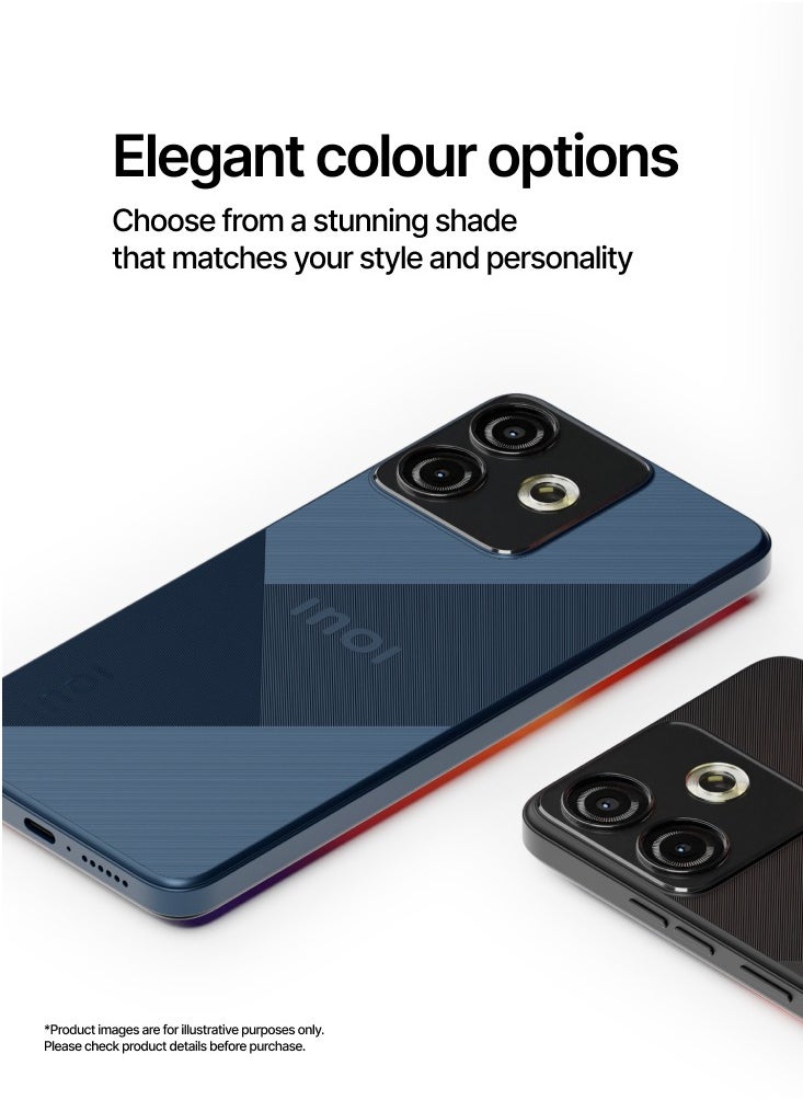INOI - A14 Experience, 4G, LTE, 6GB RAM 64GB ROM (2+4GB Memory Fusion), Octacore 1.6GHz, 6.5 Inch, HD+ Display, 13MP Camera with AI, Titanium Black, Middle East Version, 777 days of warranty - Image 1