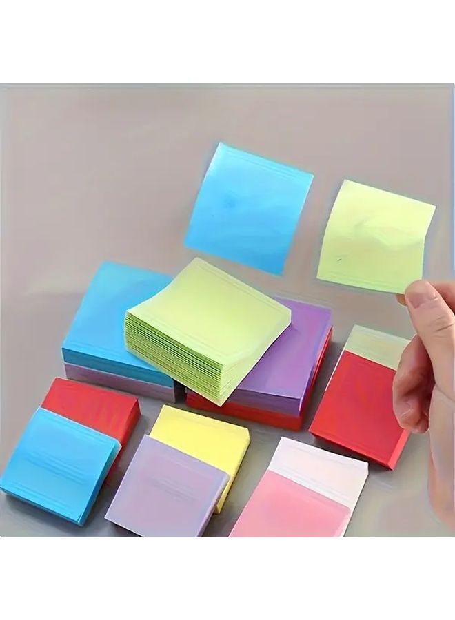 500 Self Adhesive Pastel and Neon Mini Sticky Notes Mixed Color for Office School - Image 3