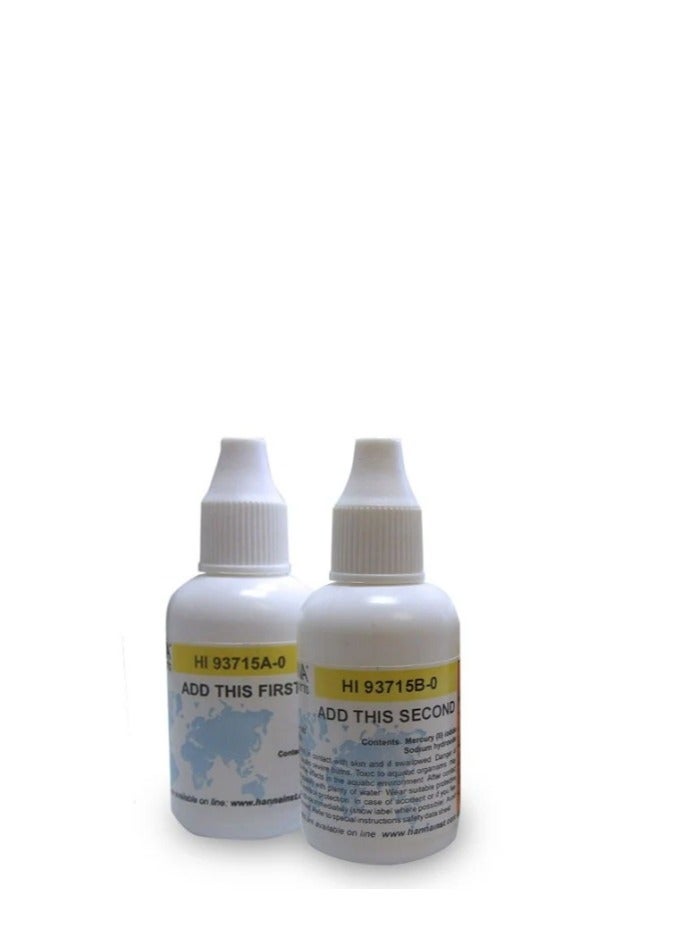 Hanna Ammonia medium range reagents