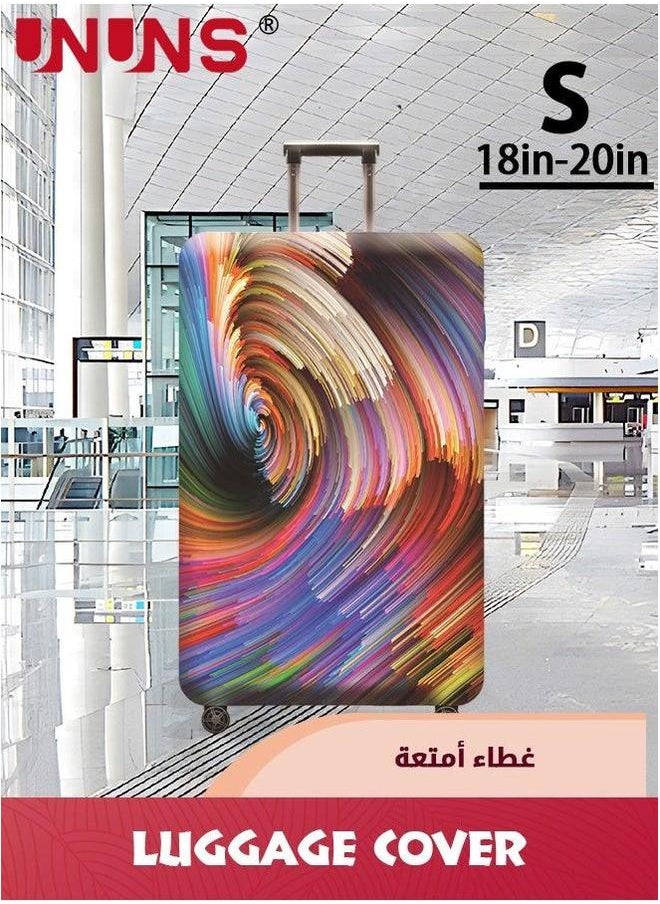 UNUNS Luggage Cover,3D Washable Travel Cover Carry On With Zipper Fits 18-20 Inch For Holiday And Great Gift Idea  - Image 2