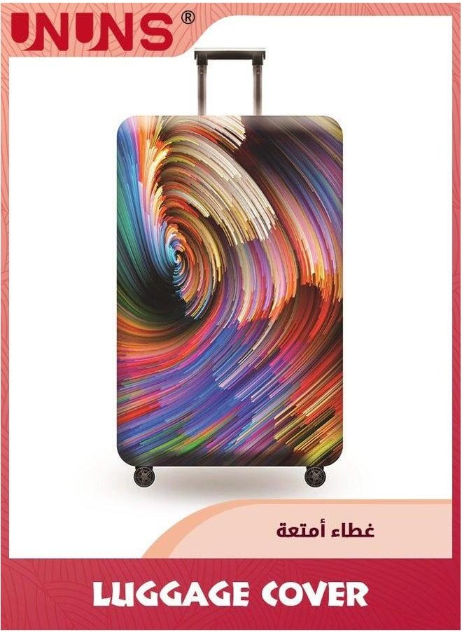 UNUNS Luggage Cover,3D Washable Travel Cover Carry On With Zipper Fits 18-20 Inch For Holiday And Great Gift Idea  - Image 1