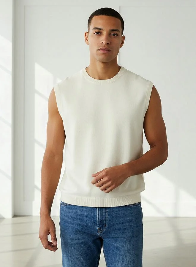 Splash FAV Men Crew Neck Sleeveless Sweater