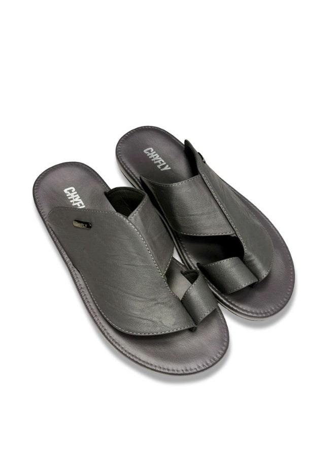 Men's Arabian-Style Toe-Ring Slippers, Open-Toe Flat Slippers, Soft And Non-Slip Casual Summer Slippers, Can Be Paired With A Robe, Suitable For Everyday Indoor And Outdoor Wear In The Gulf Region - Image 2