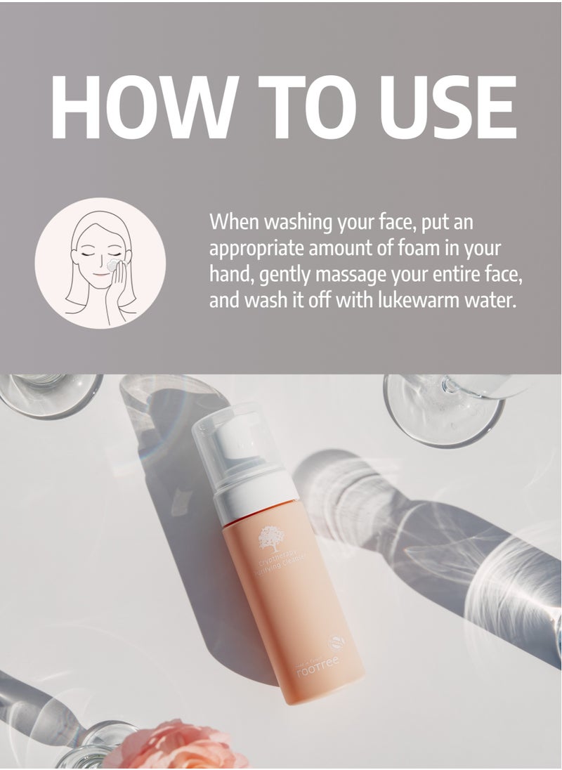 rootree - Cryptherapy Purifying Cleanser - Korean Skincare, Face Wash, Gentle Exfoliaitng, Hydrating and Moistruising, Vegan & Cruelty Free - Image 1