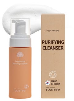 Cryptherapy Purifying Cleanser - Korean Skincare, Face Wash, Gentle Exfoliaitng, Hydrating and Moistruising, Vegan & Cruelty Free