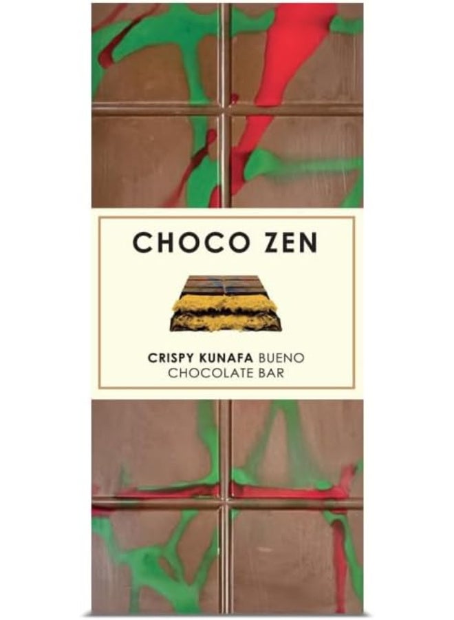 شوكو زين كريسبي كنافة بونيسيمو لوح شوكولاتة الحليب 190 جم - Image 2