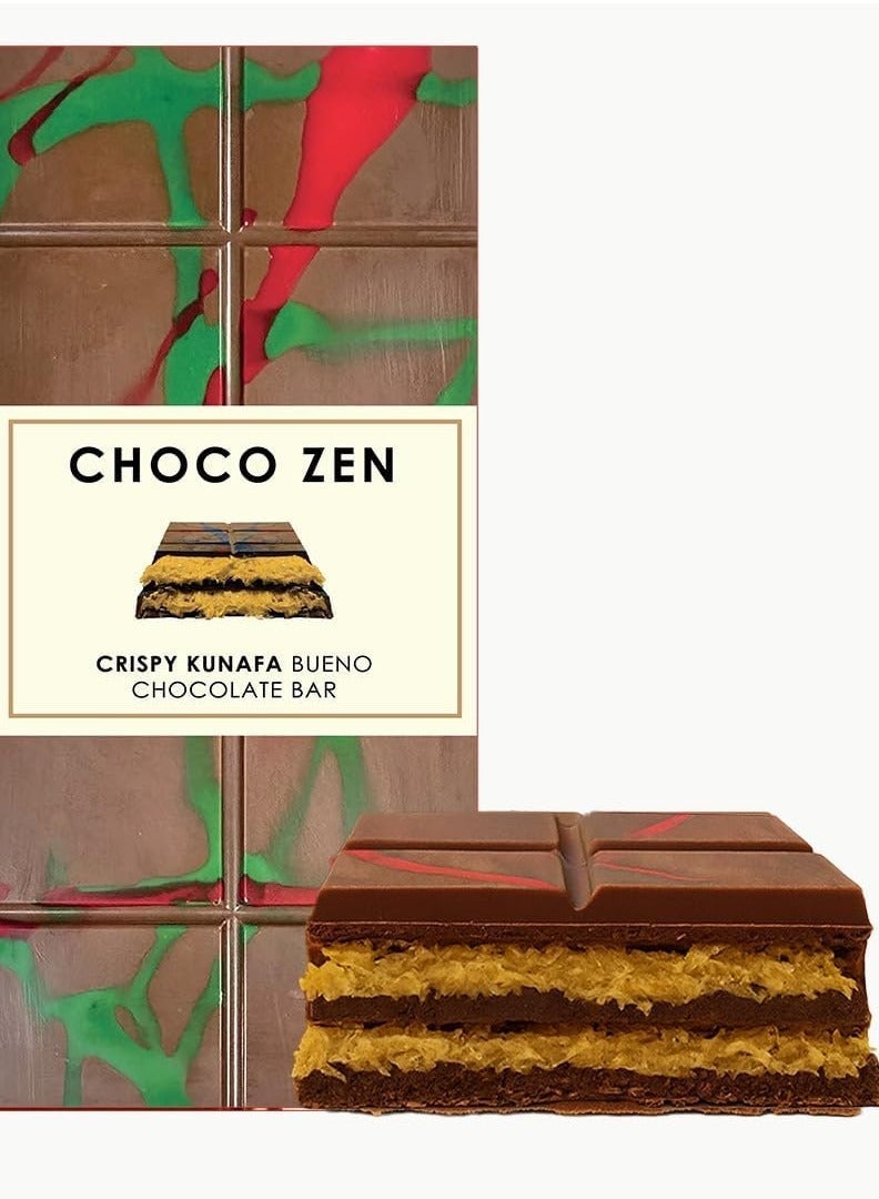 شوكو زين كريسبي كنافة بونيسيمو لوح شوكولاتة الحليب 190 جم - Image 1