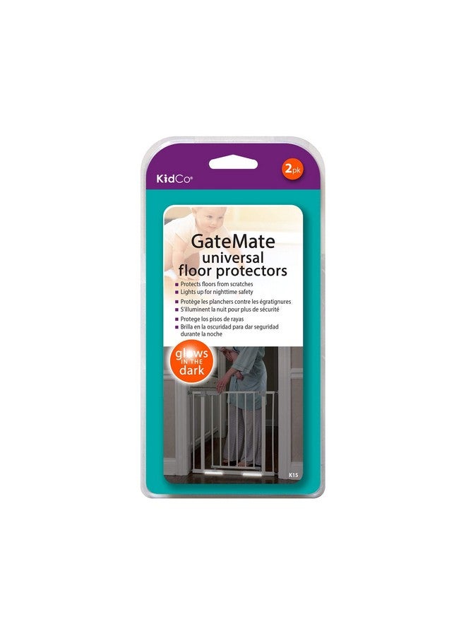 Kidco حماية أرضية K15 Gatemate 2Pkg أغطية أرضية لبوابة الأطفال (شفافة) - Image 1
