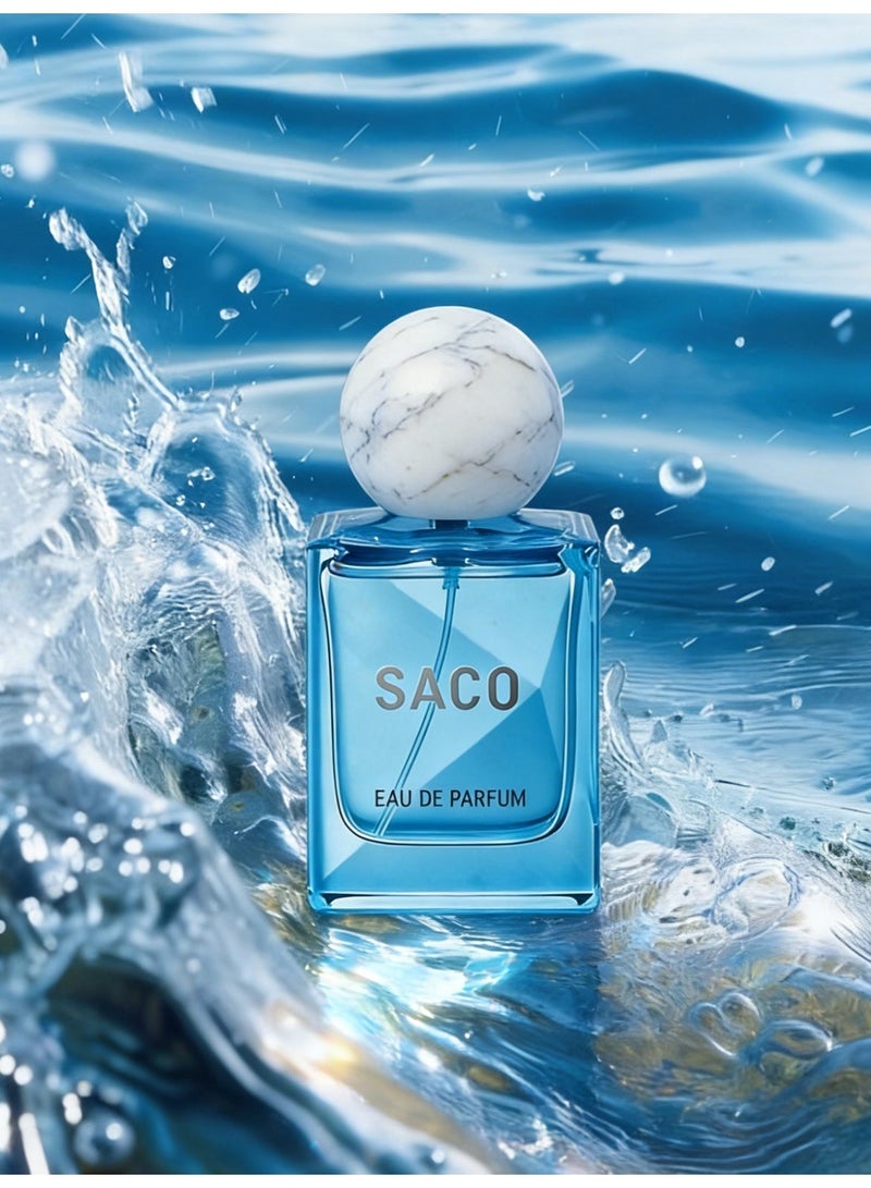 SACO/Polar Ocean Eau de Parfum 50ml/Aquatic Fragrance for Men and Women - Image 4