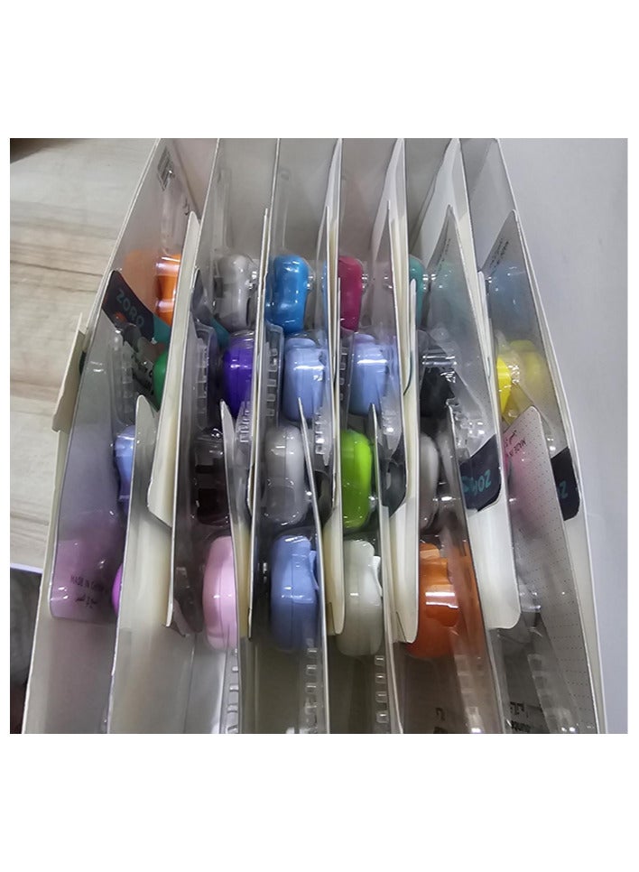 خاتم تسبيح رقمي بتصميم صغير وانيق علبة 24 حبة لتوزيعات الهدايا والمناسبات متعدد الالوان - Image 3