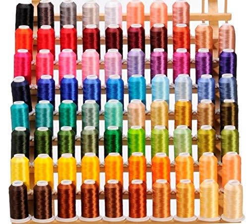 ThreadNanny 80 مخروط (1100 ياردة لكل منها) من خيوط التطريز البوليستر متوافقة مع آلات Brother و Babylock و Janome و Singer و Pfaff و Husqvarna و Bernina - Image 2