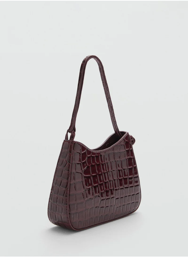 MANGO Shopper Bag With Padlock