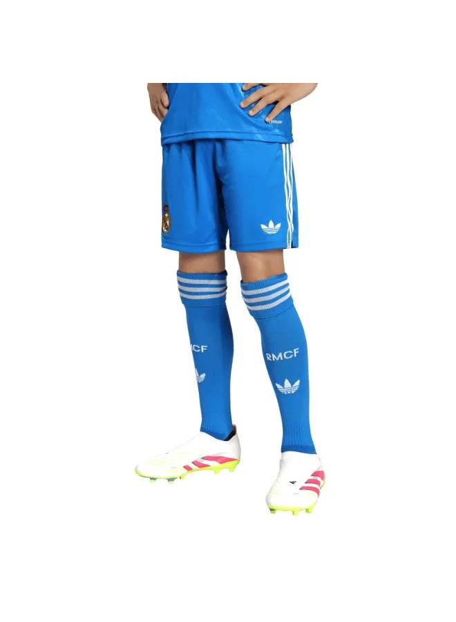 Adidas Adidas Real 3 Sho Y U Blue Football/Soccer Shorts For Unisex