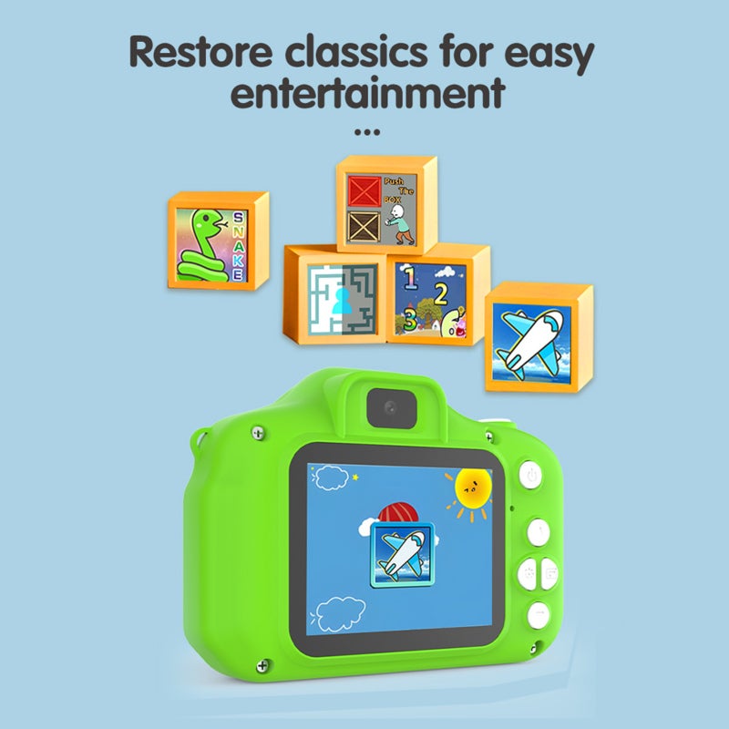 Kids Digital Camera: 48MP 1080P Dual Lenses, 2.0 Inch IPS Screen - User-friendly Controls Built-in Games, Toddler Camera for Boys Girls Birthday Holiday Gifts - Image 4