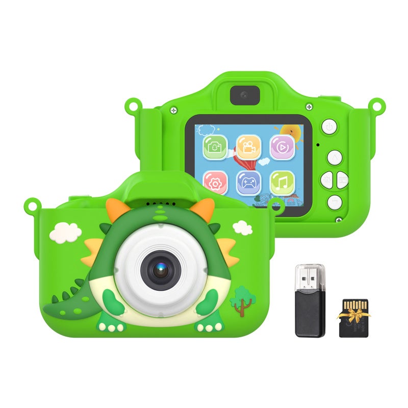 Kids Digital Camera: 48MP 1080P Dual Lenses, 2.0 Inch IPS Screen - User-friendly Controls Built-in Games, Toddler Camera for Boys Girls Birthday Holiday Gifts - Image 1
