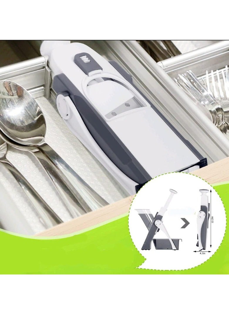 Multifunctional vegetable cutter, kitchen grater, household vegetable cutter, potato shredder, gold slicer, small kitchen  - Image 4