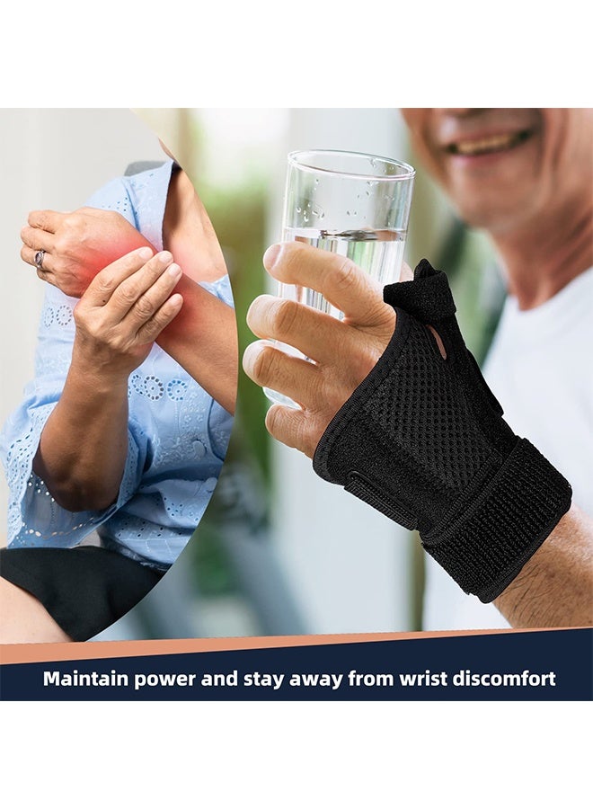 Thumb Spica Splint Brace Right Left Hand Women and Men, CMC with Thumb Support, for Arthritis, Tendonitis, Carpal Tunnel Pain Relief and Thumb Sprain - Image 5