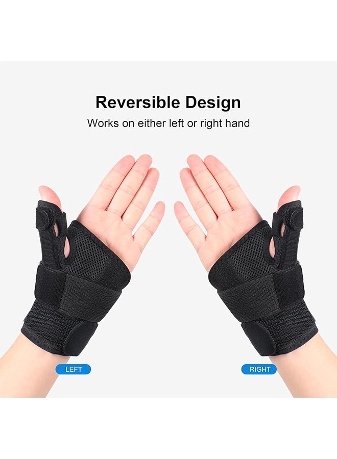 Thumb Spica Splint Brace Right Left Hand Women and Men, CMC with Thumb Support, for Arthritis, Tendonitis, Carpal Tunnel Pain Relief and Thumb Sprain - Image 4