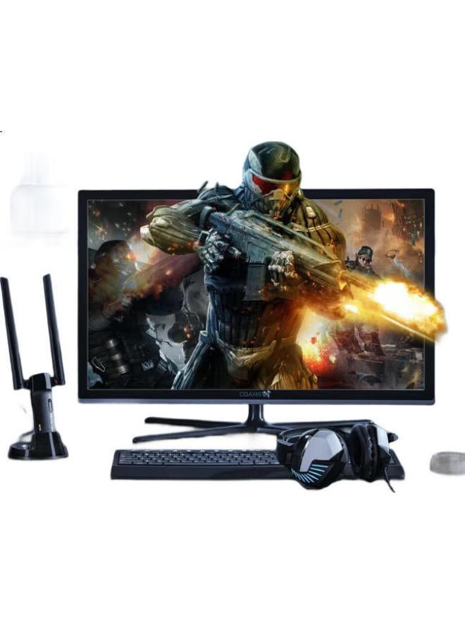 Aten مفتاح KVM HDMI 2-Port من Aten بتصميم مخفي، محول USB متعدد الكمبيوتر 2 في 1، جودة صورة عالية الدقة FHD، زر خارجي للتوصيل والتشغيل - Image 1