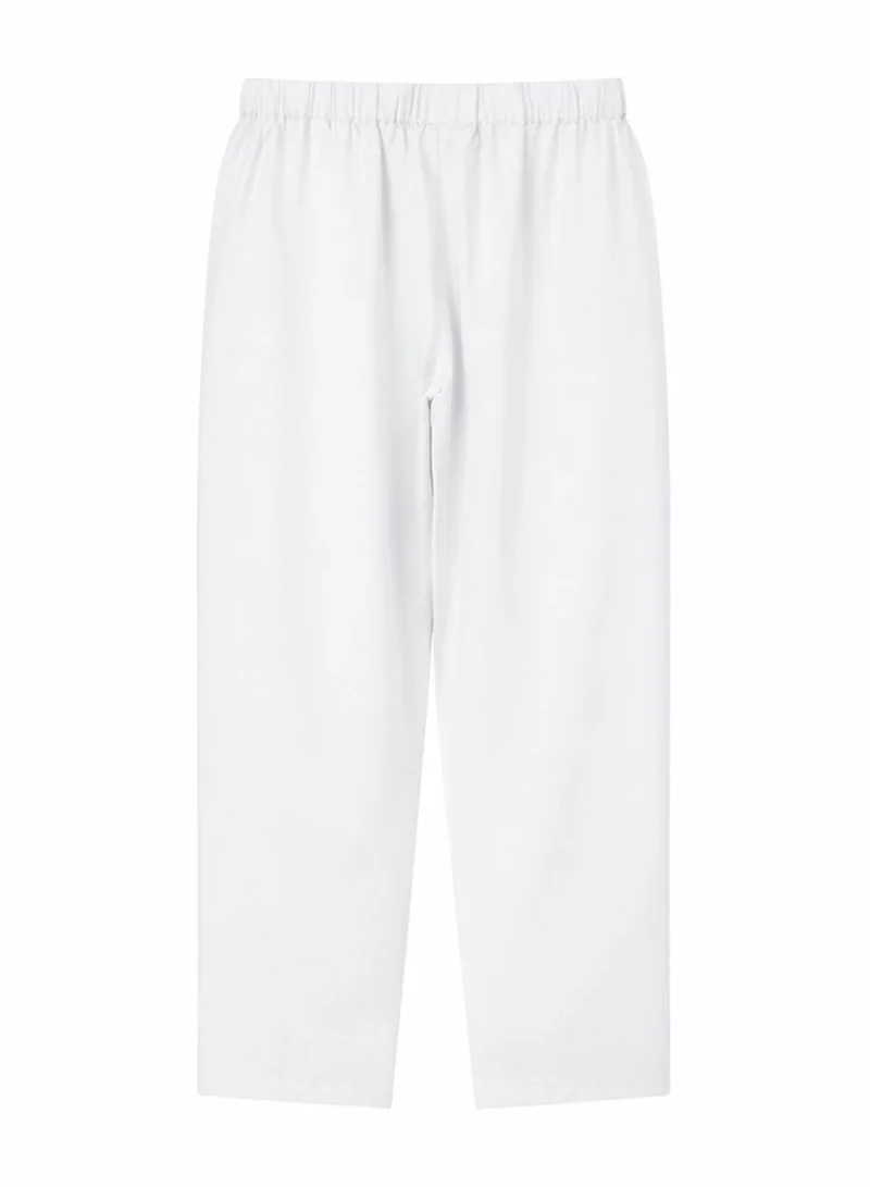 GIORDANO  Women's Regular Taper Linen-Cotton Pants for Women | Best Price UAE