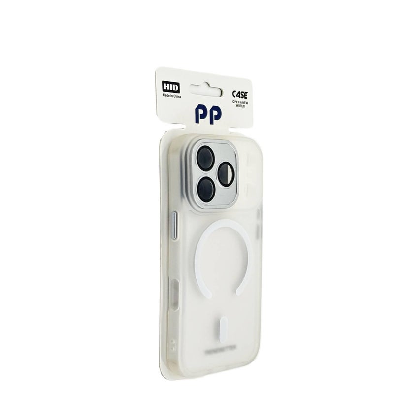 MS غطاء MagSafe بPC لـ iPhone 14 / 14 Plus / 14 Pro / 14 Pro Max مع مغناطيس قوي وتغطية كاملة مع ملمس ناعم مع مطفي باللون أزرق داكن مغناطيسي باللون الأزرق - Image 3