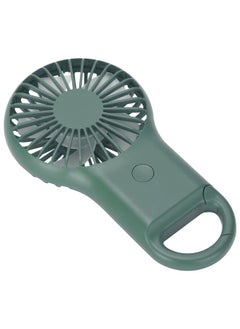 Thoraya USB Charging Handheld Portable Fan 3 Speed Adjustable Mini Fashionable Carabiner FanArmy Green  - Image 5