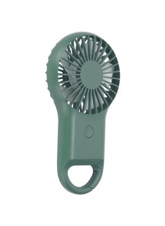 Thoraya USB Charging Handheld Portable Fan 3 Speed Adjustable Mini Fashionable Carabiner FanArmy Green  - Image 4