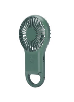 Thoraya USB Charging Handheld Portable Fan 3 Speed Adjustable Mini Fashionable Carabiner FanArmy Green  - Image 3