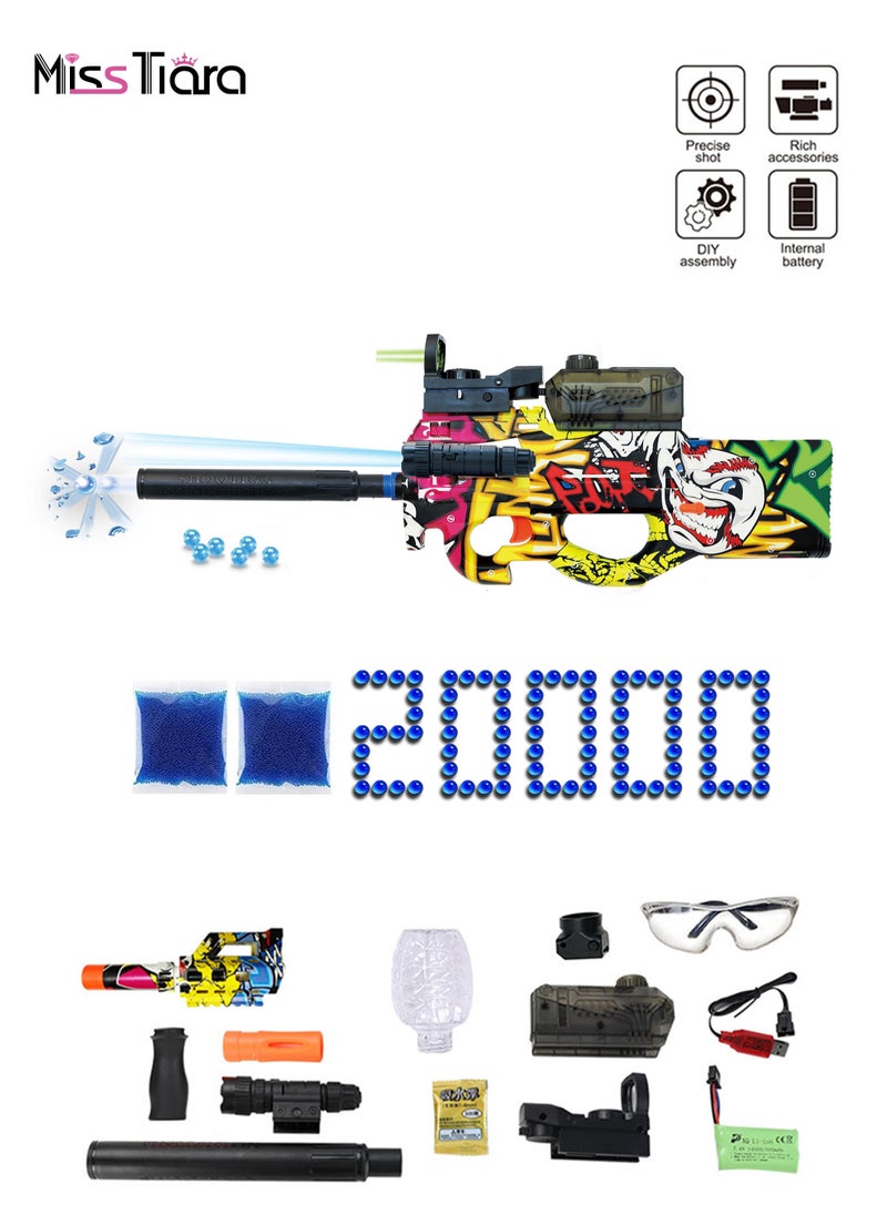 MissTiara WEIHUI Electric Blast Safe Water Gun P90 Adult and Kids Electric Water Gun Summer Outdoor Fun Beach Swimming Pool Party Toys  - Image 1