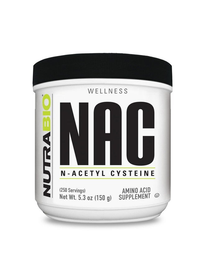 نوترا بايو مكمل NutraBio N-Acetyl Cysteine (NAC) - مسحوق 150 جرام، جرعة 600 مجم - مضاد للأكسدة قوي - دعم المناعة - بدون مواد مالئة - غير معدّل وراثيًا - خالٍ من الجلوتين - Image 1