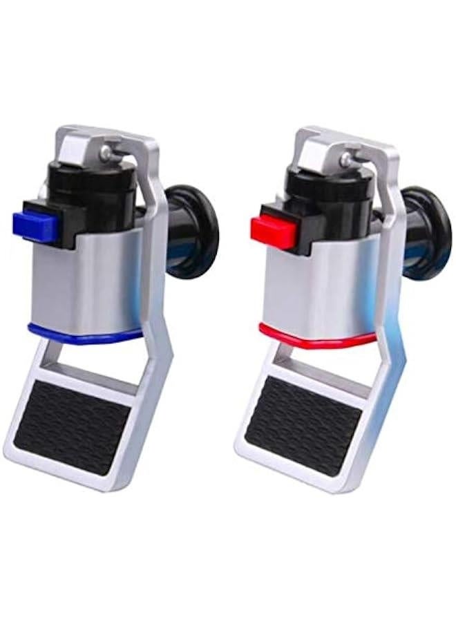 صنبور مبرد الماء استبدال صنبور مبرد الماء، صنبور بلاستيكي لموزع الماء الأحمر والأزرق يتناسب مع محول استبدال صنبور الماء الساخن والبارد، عدد 2 قطع - Image 1