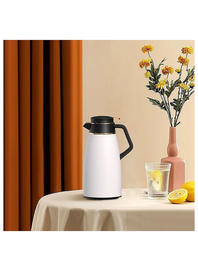DANUBE HOME Gentlemen Stainless Steel Vacuum Flask Pink Glass White 1.0 L  - Image 4