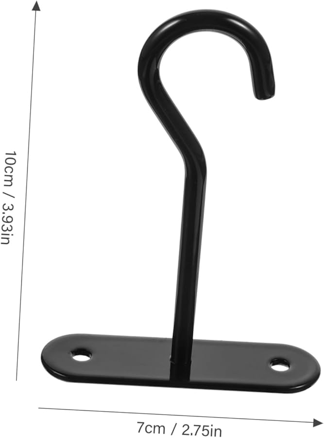4 Pack 10X7CM Iron Wall Hooks For Outdoor Hanging Planters Garden Mount - Image 3