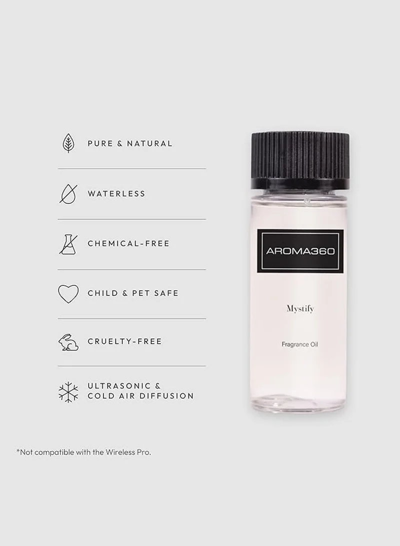 AROMA360 Mystify Fragrance Oil Blend - Hotel Inspired for Luxury Essential Oil Diffusers - Aromatherapy Scent Diffuser Oil - Citrus, Green Melon, and Raspberry