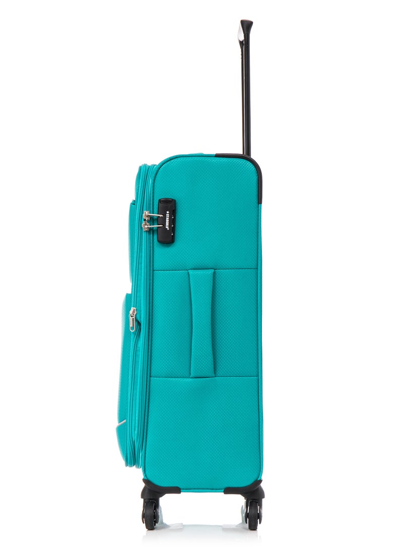 ستارجولد حقيبة سفر مصنوعة من قماش خفيف الوزن مكونة من 4 قطع مع 4 عجلات دوارة - Image 4