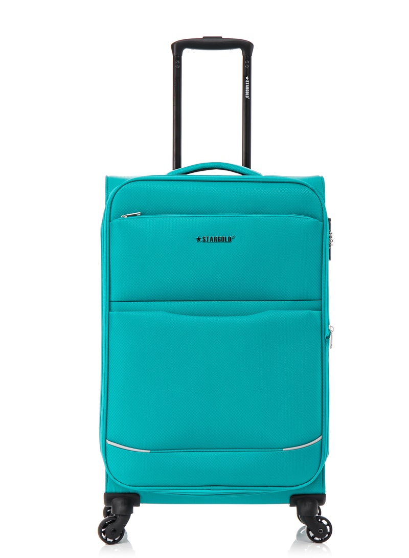 ستارجولد حقيبة سفر مصنوعة من قماش خفيف الوزن مكونة من 4 قطع مع 4 عجلات دوارة - Image 2