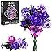 Coodoo Gothic Rose Bouquet Building Set Compatible with Lego Flowers Halloween Botanical Collection for Home Decor Creative Gifts for Valentines DayBirthday - Image 3