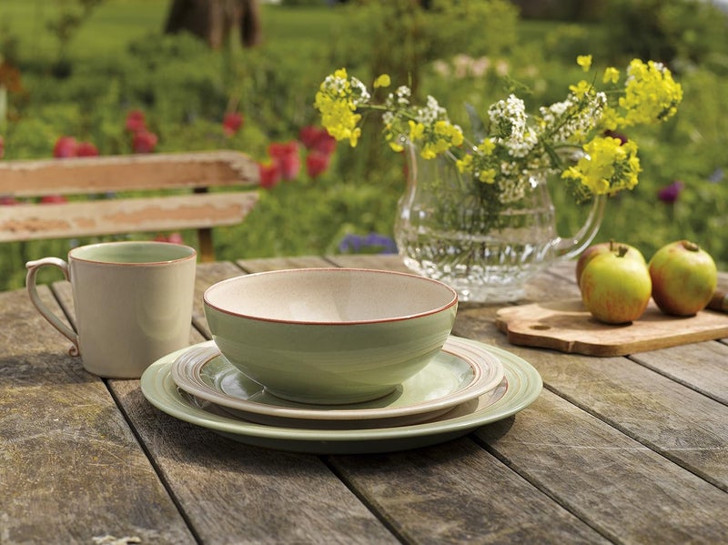 Denby Denby DessertSalad Plate Orchard Green Set of 4  - Image 4