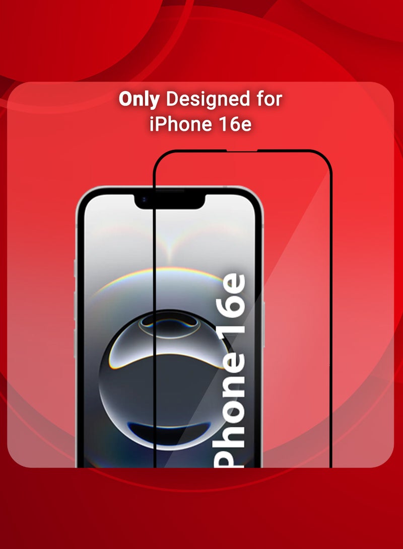 CATANES iPhone 16e Screen Protector Tempered Glass 3 Pack, Protective Film Easy Installation Bubble Free - Image 4