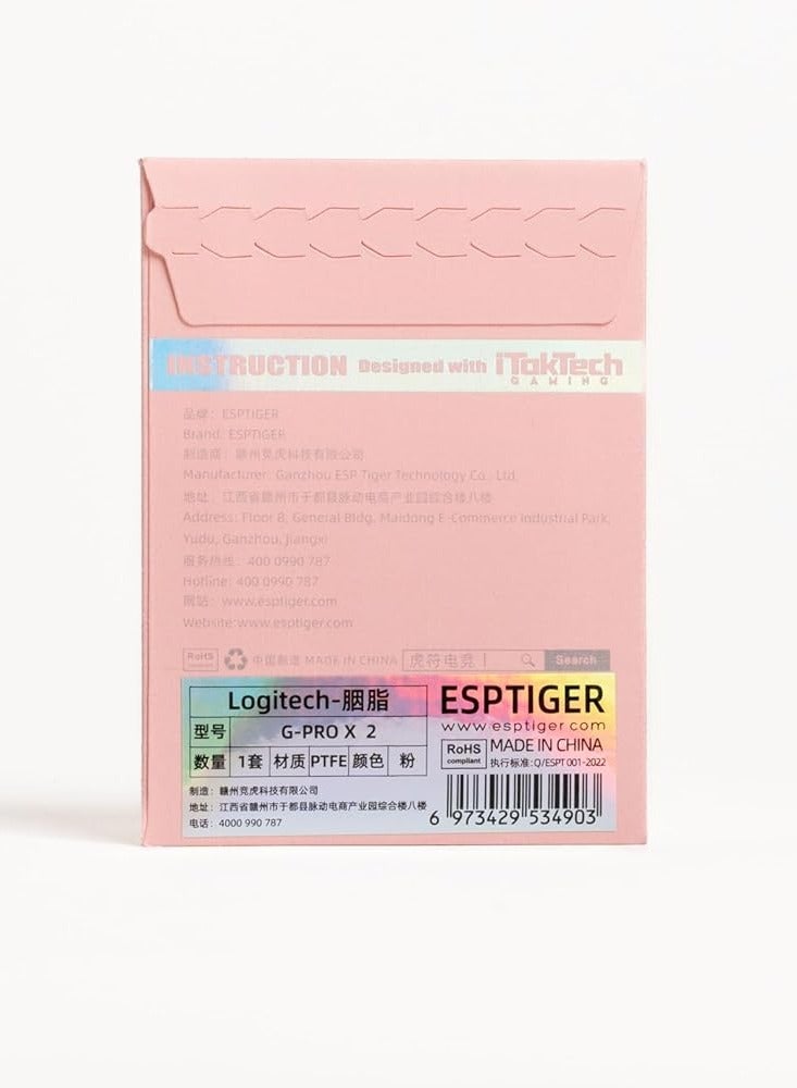 ESPTIGER YANZI PINK SKATES FOR LOGITECH G PRO X2 - Image 1