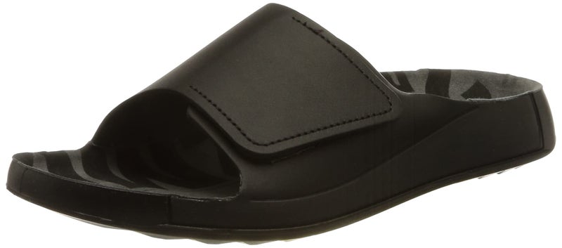 ECCO Men's Cozmo One Band Slide Sandal, Black, 11-11.5 - Image 1