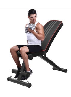 RUIYADA Weight Bench Press Strength Training Adjustable Workout Benches for Full Body Gym Benches for Incline Decline Exercise  - Image 2