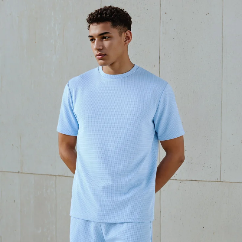 ADOT by Splash Waffle Textured T-shirt
