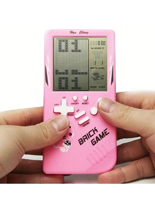Pink Vintage Brick Game Console Portable Retro Gaming Player Classic Puzzle Games - Image 5