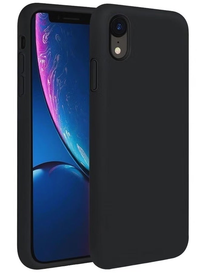 CATANES iPhone XR Silicone Case Shockproof Slim Cover Black - Image 2