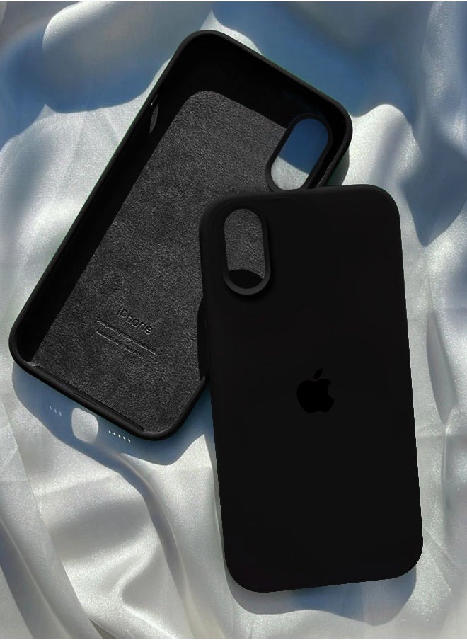 CATANES - iPhone XR Silicone Case Shockproof Slim Cover Black - Image 1