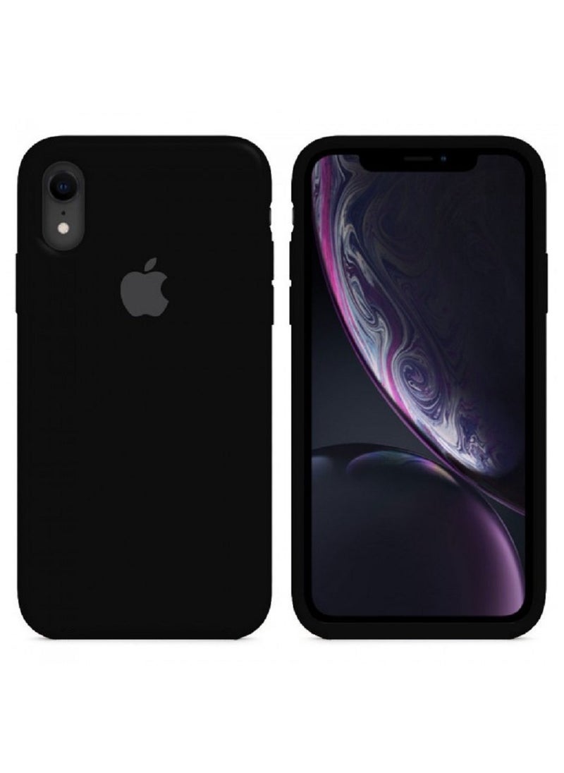 CATANES - iPhone XR Silicone Case Shockproof Slim Cover Black - Image 1