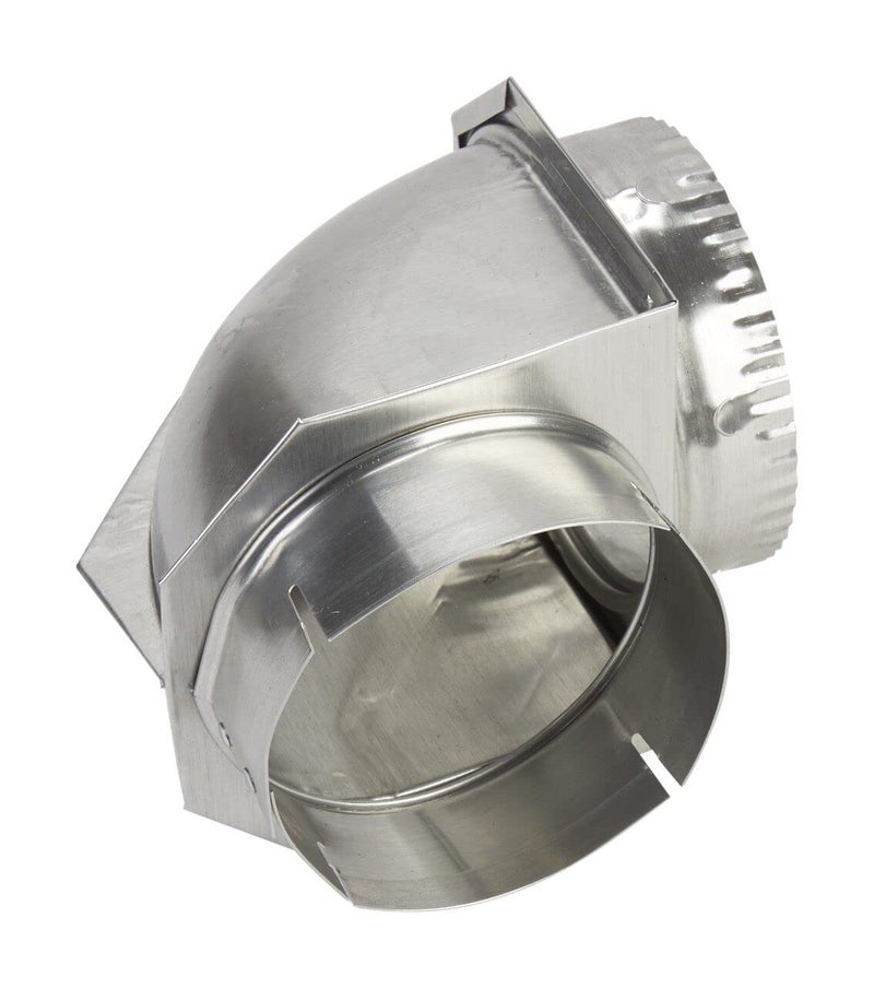 Whirlpool 4396006RW Genuine OEM Elbow Vent Connector For Dryers, Aluminium Accessory â€“ Replaces 4396006 - Image 1